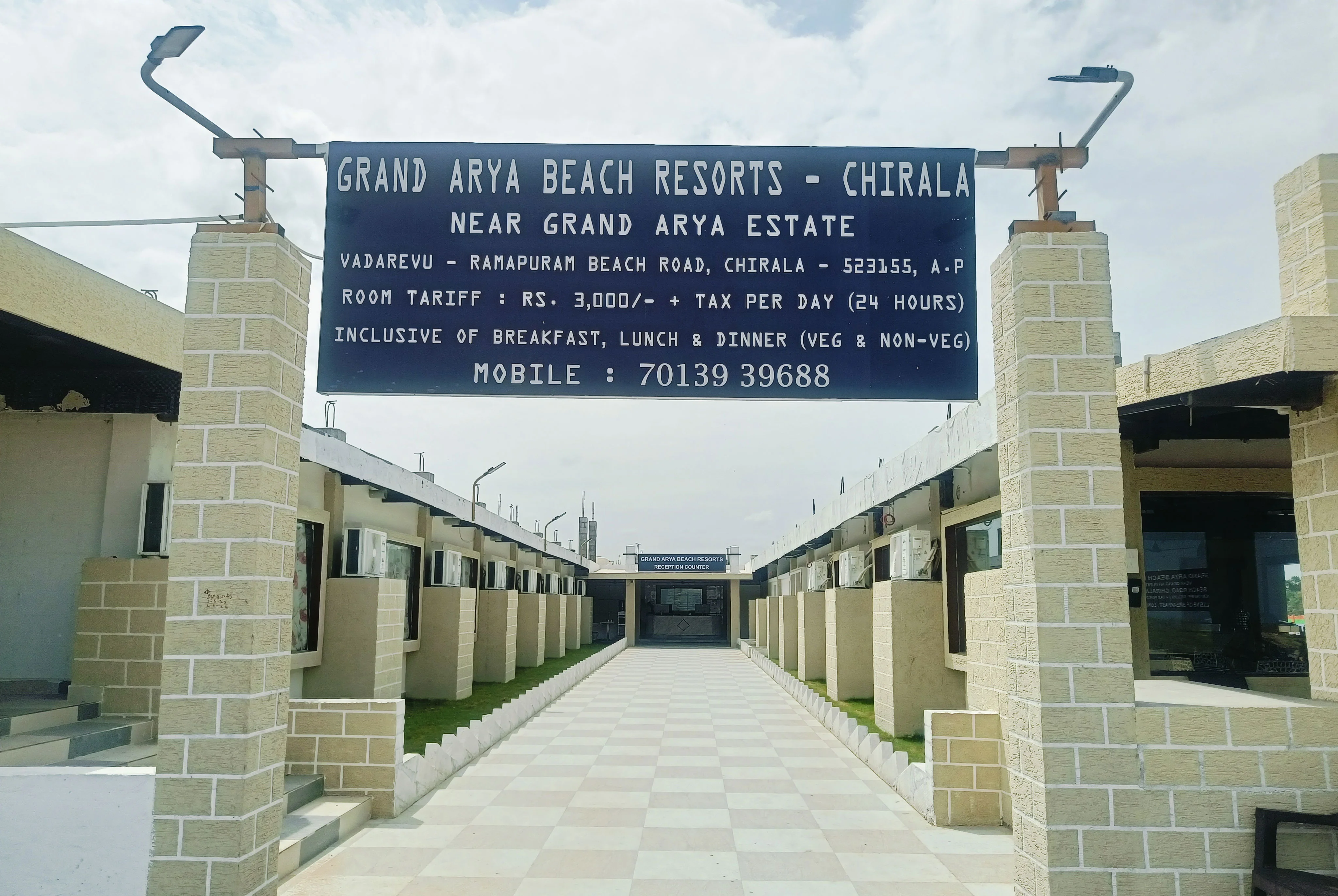 GRAND ARYA BEACH RESORTS in Ramapuram Beach Road