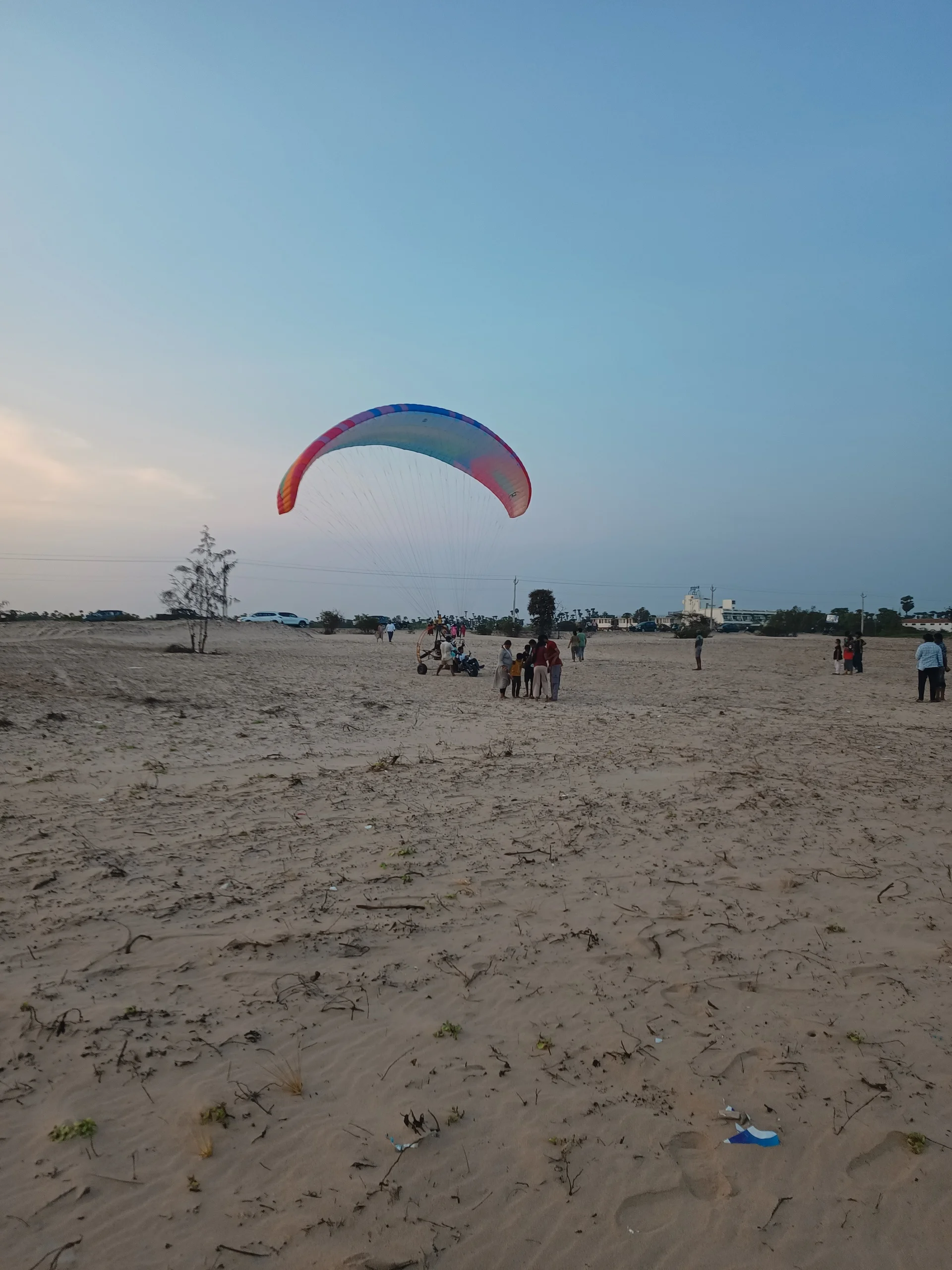 Paramotoring in Action in Ramapuram Beach
